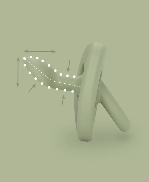 Smoczek SX Pro zielony - New All Silicone