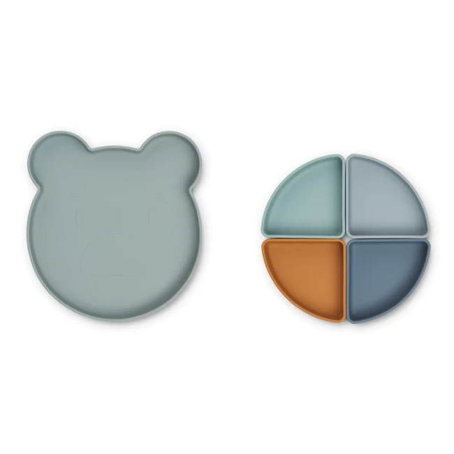 Talerzyk Liewood Arne Mr bear blue fog multi mix