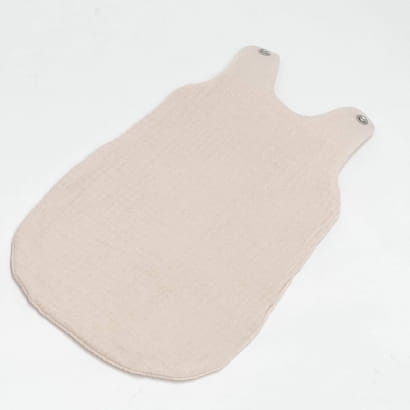 Śpiworek Przytullale muślinowy dla lalki Miniland 38cm kremowy