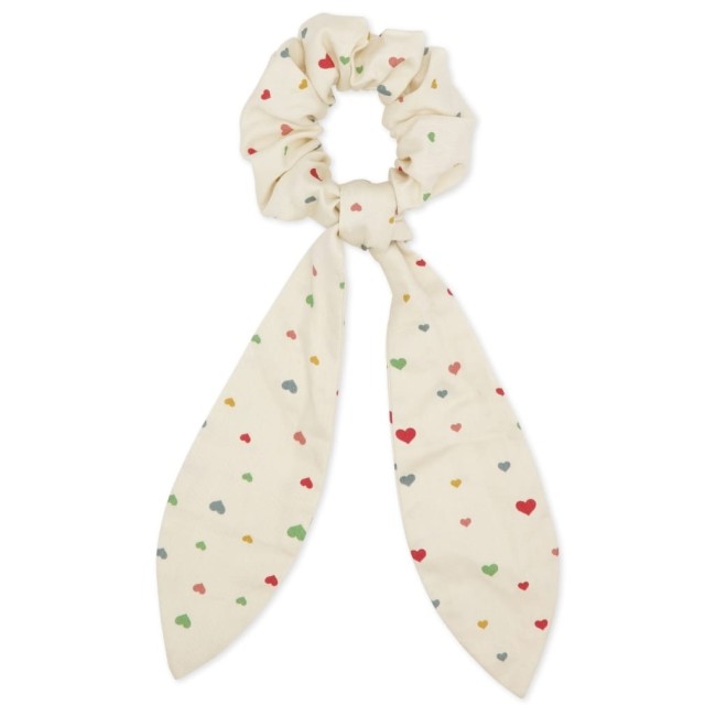 Konges Slojd scrunchie multi hearts