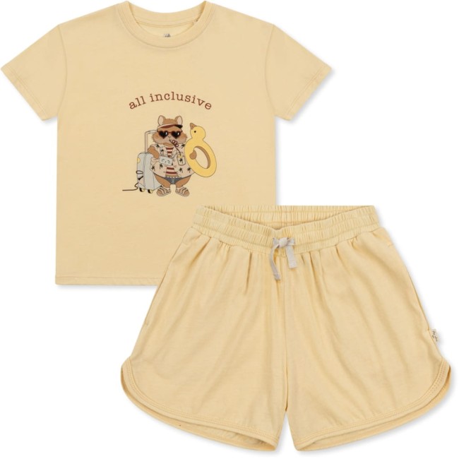 Konges Slojd zestaw Famo Set Banana Crepe