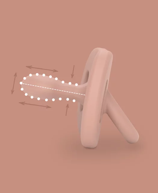 Suavinex fizjologiczny sx pro silikonowy colour essence 0-6m cielisty