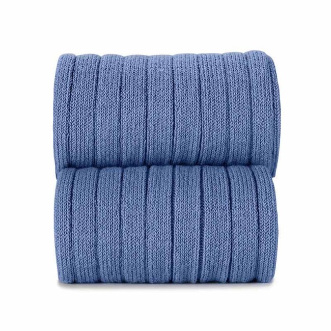 Condor bawełniane rajstopy rib french blue no 449