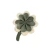 Donsje Skórzana spinka do włosów Sina Hairclip Four-Leaf Clover