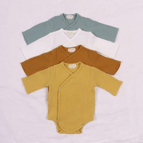 Litill Fugl muślinowe body 0-3m