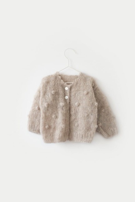 Booboo cardigan dla dzieci Chmurka beż