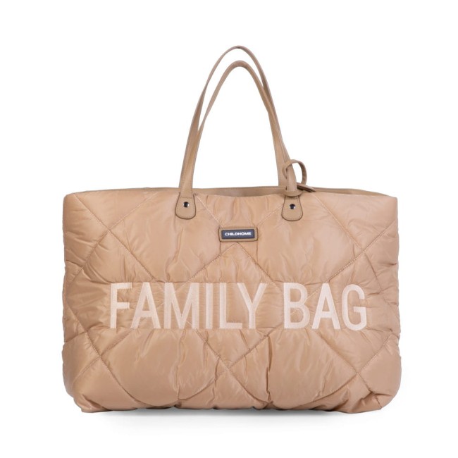 Childhome Torba Family Bag Pikowana beżowa