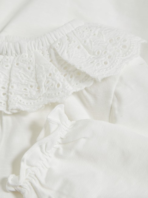 Bluzka En Fant Collar egret