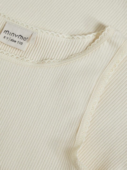 Minymo top Rib seedpearl