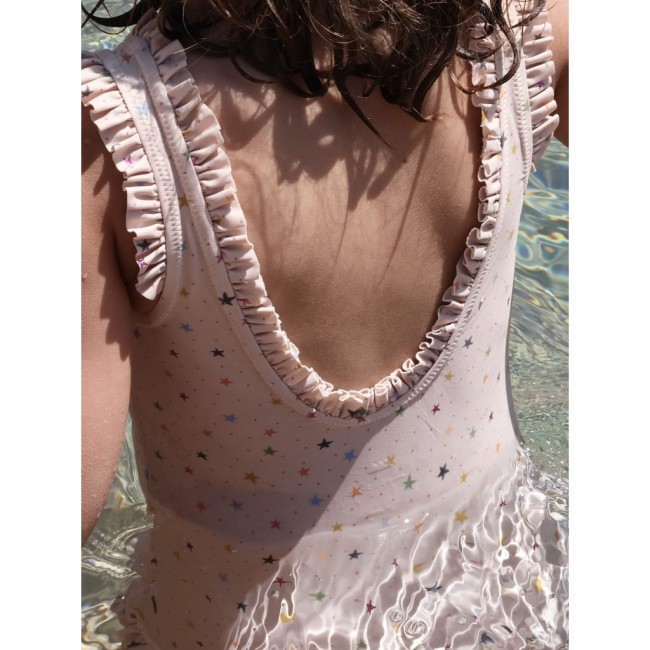 Konges Slojd Twinkle swimsuit Star Multi - strój kąpielowy dla dzieci