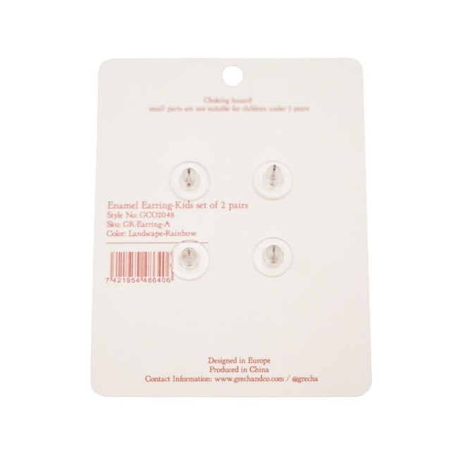 Grech&CO flower zestaw kolczyków dla dzieci