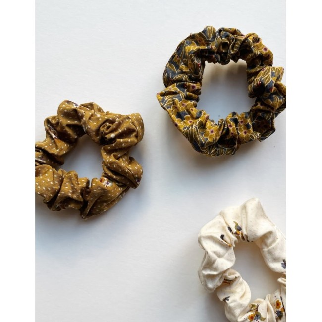 Konges slojd flower bouqet/dijon/multi - zestaw gumek do włosów dla dzieci