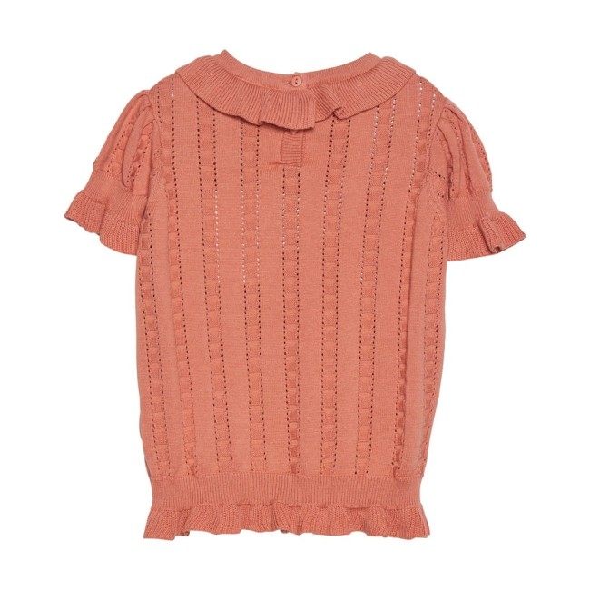 Bluzka dziewczęca Minymo Canyon Clay