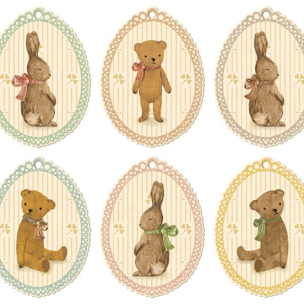 Maileg etykiety prezentowe Bunnies&Teddies