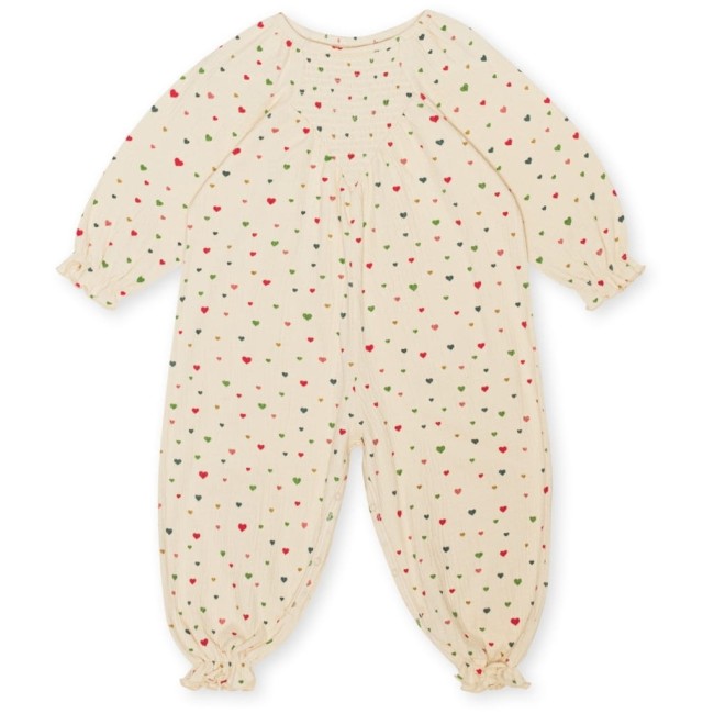 Konges Slojd pajacyk Chleo Multi hearts