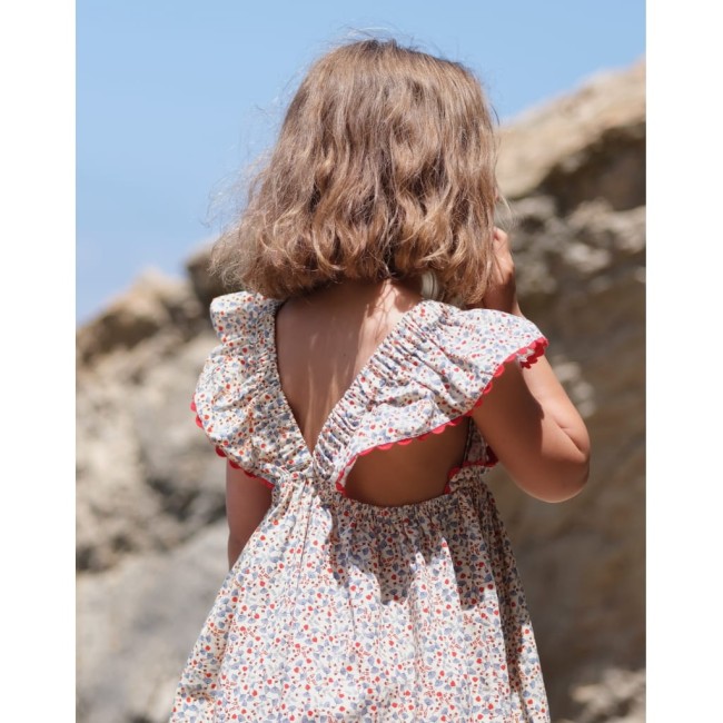 Konges Slojd Fiolina Marche De Fleur - sukienka dla dzieci