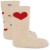 Konges Slojd podkolanówki 2pack Jacquard Knee Socks hearts