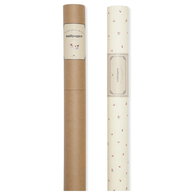 Konges Slojd tapeta bloom red blue