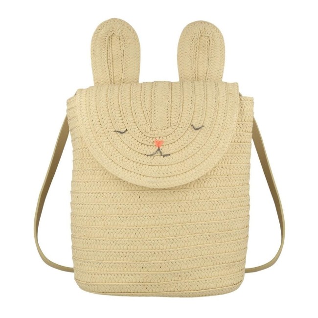 Plecak Meri Meri Raffia Króliczek