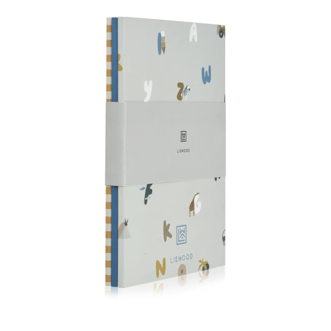 Liewood zestaw zeszytów Sidney Alphabet Stripe mix