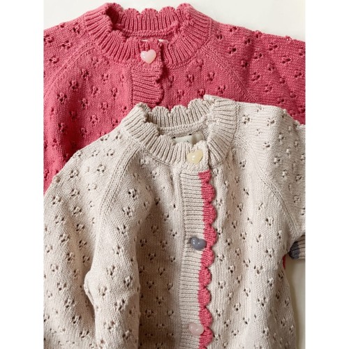 Konges Slojd Elen Desert Rose Kardigan dla dzieci