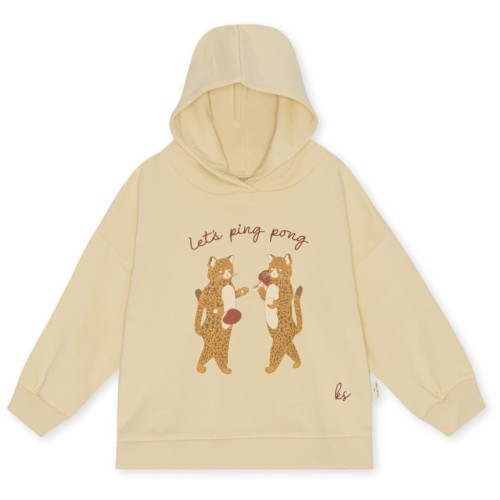 Konges Slojd bluza Lou z kapturem sea mist