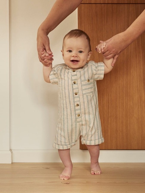 Fixoni Woven India Ink Romper chłopięcy 422523 7199