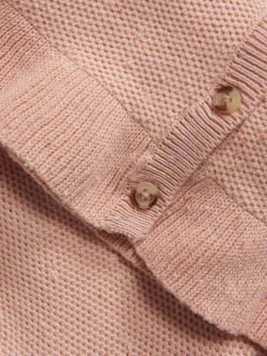 Fixoni Knit Cameo Rose cardigan dla dzieci