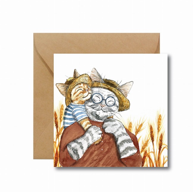 Hi Little kartka na Dzień Dziadka