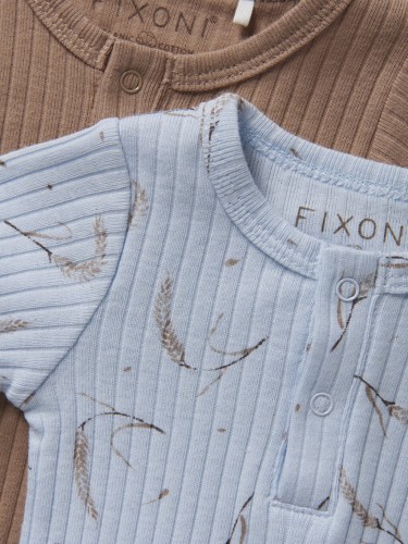 Body niemowlęce Fixoni 2-pack rib Plein Air