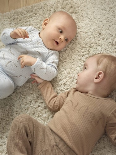 Body niemowlęce Fixoni 2-pack rib Egret