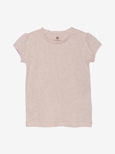 En Fant T-shirt SS Jacquard Cameo Rose 220263 5000