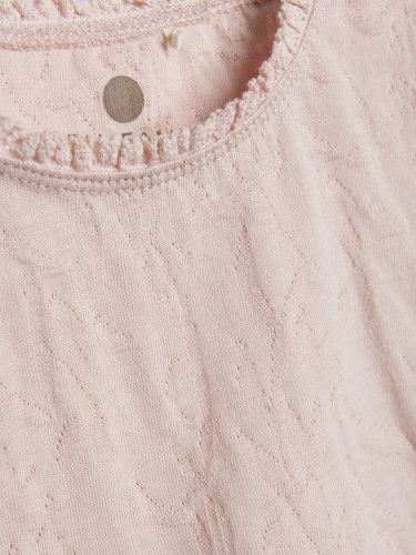 T-shirt En Fant SS Jacquard Cameo Rose 220263 5000