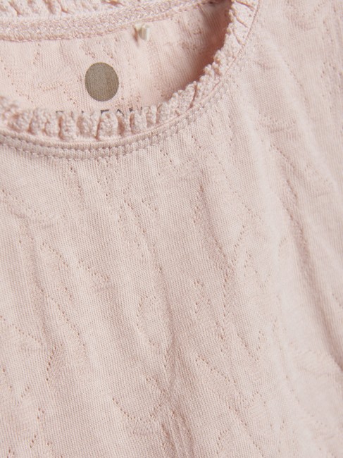 T-shirt En Fant SS Jacquard Cameo Rose 220263 5000