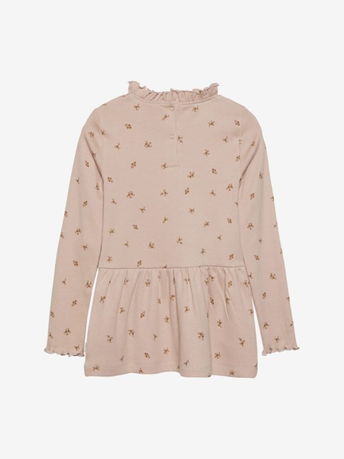 Minymo tunika rib Mahogany Rose