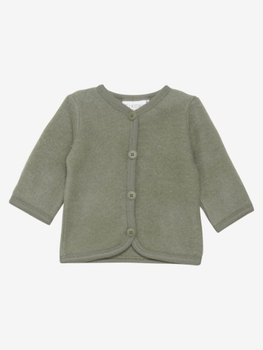 Fixoni cardigan wełniany Deep Lichen Green 5858 959