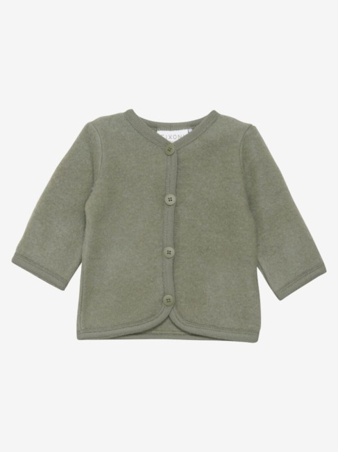 Fixoni cardigan wełniany Deep Lichen Green 5858 959
