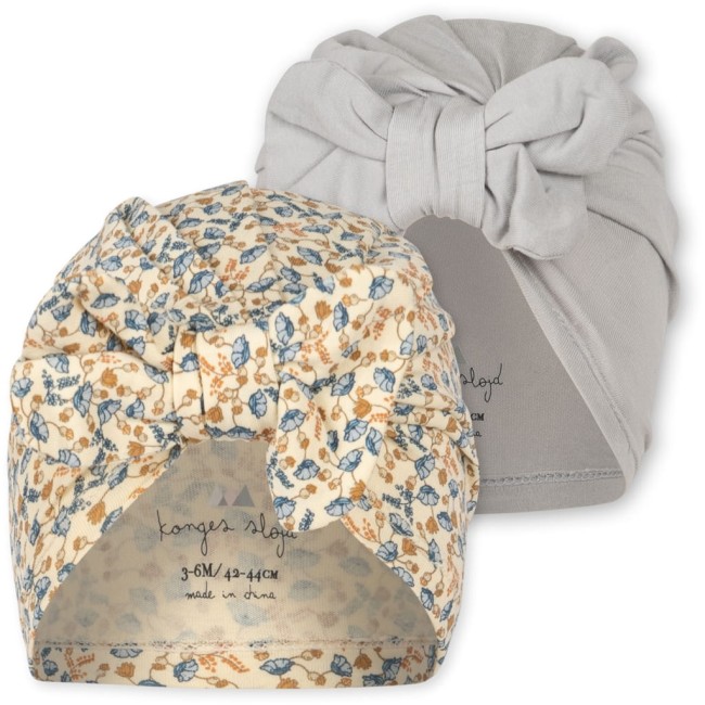 Konges Slojd Bambi bonet 2pack turban bonetka Eternelle SS23