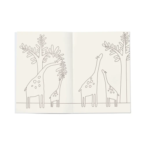 Liewood Odell sea creature/all together mix - kolorowanka dla dzieci