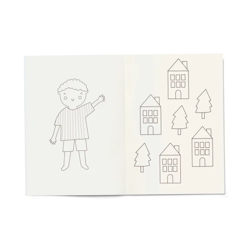 Kolorowanka Liewood Odell vehicles/downtown mix