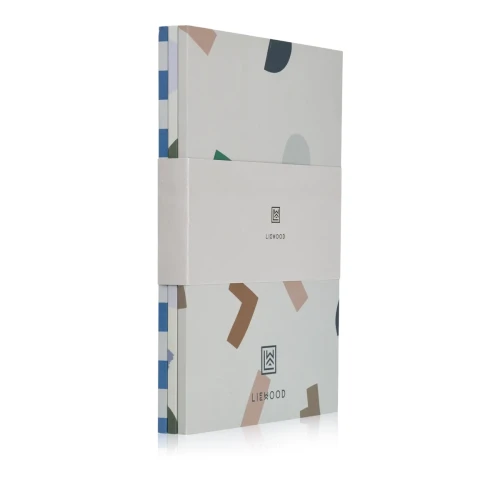 Liewood zestaw zeszytów Sidney alphabet/stripe mix