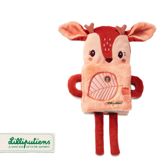 Lilliputiens Przytulanka z książeczką Sarenka Stella 3 m+