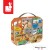 Janod Puzzle w walizce Plac budowy 36 elementów 4+