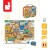 Puzzle w walizce Janod Plac budowy 36 elementów 4+