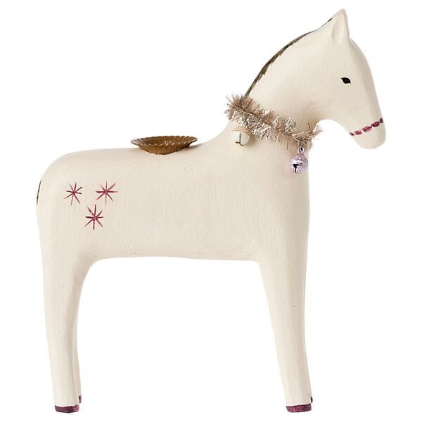 Maileg świecznik Wooden Horse big