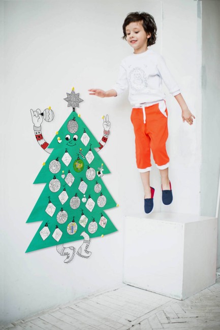 Omy Choinka Kolorowanka 100x70