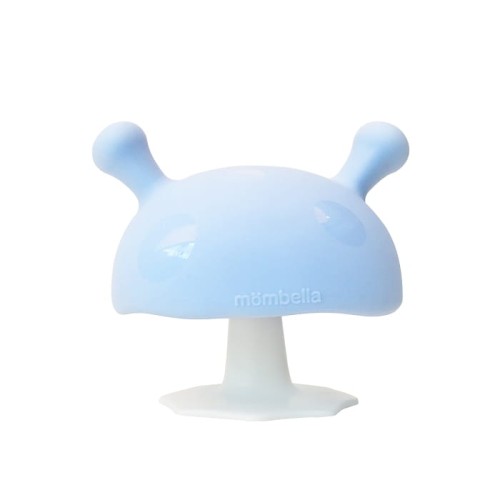 Mombella Gryzak Grzybek Mushroom Light Blue P8101 Spacer/Smoczki i gryzaki - Kolibelek - sklep dla dzieci