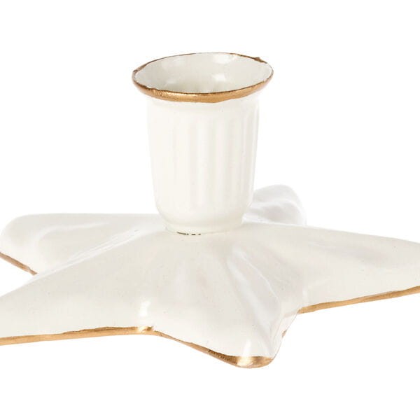 Maileg świecznik candle holder off white
