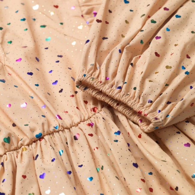 Konges Slojd sukienka Wow dress Foil heart