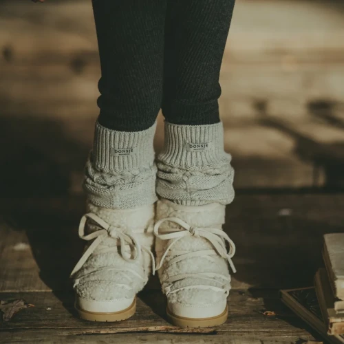 Getry Donsje Suzi Leg Warmers Ash Grey